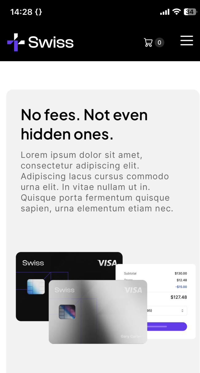 SaaS Webflow Template - Swiss - Created by Wedoflow.com and Azwedo.com
