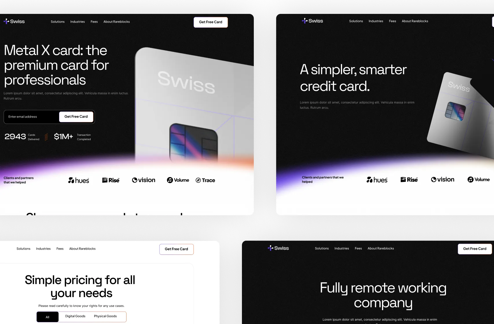 SaaS Webflow Template - Swiss - Created by Wedoflow.com and Azwedo.com