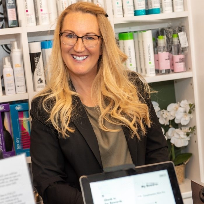 Julie, owner of Wilkinson Smith Salon
