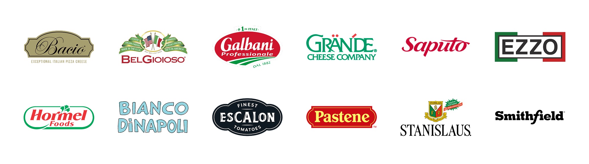 Brands of some Supported Ingredients