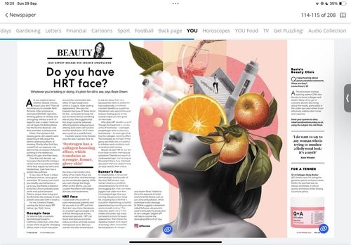 Benefits of HRT and Skin