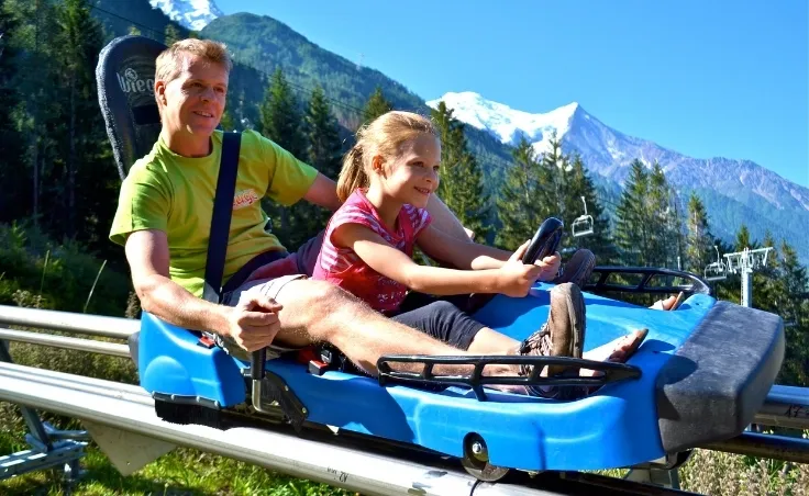 Summer sledging in Chamonix