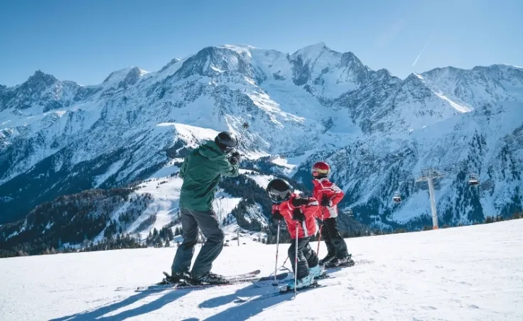 Station familiale dans les Alpes