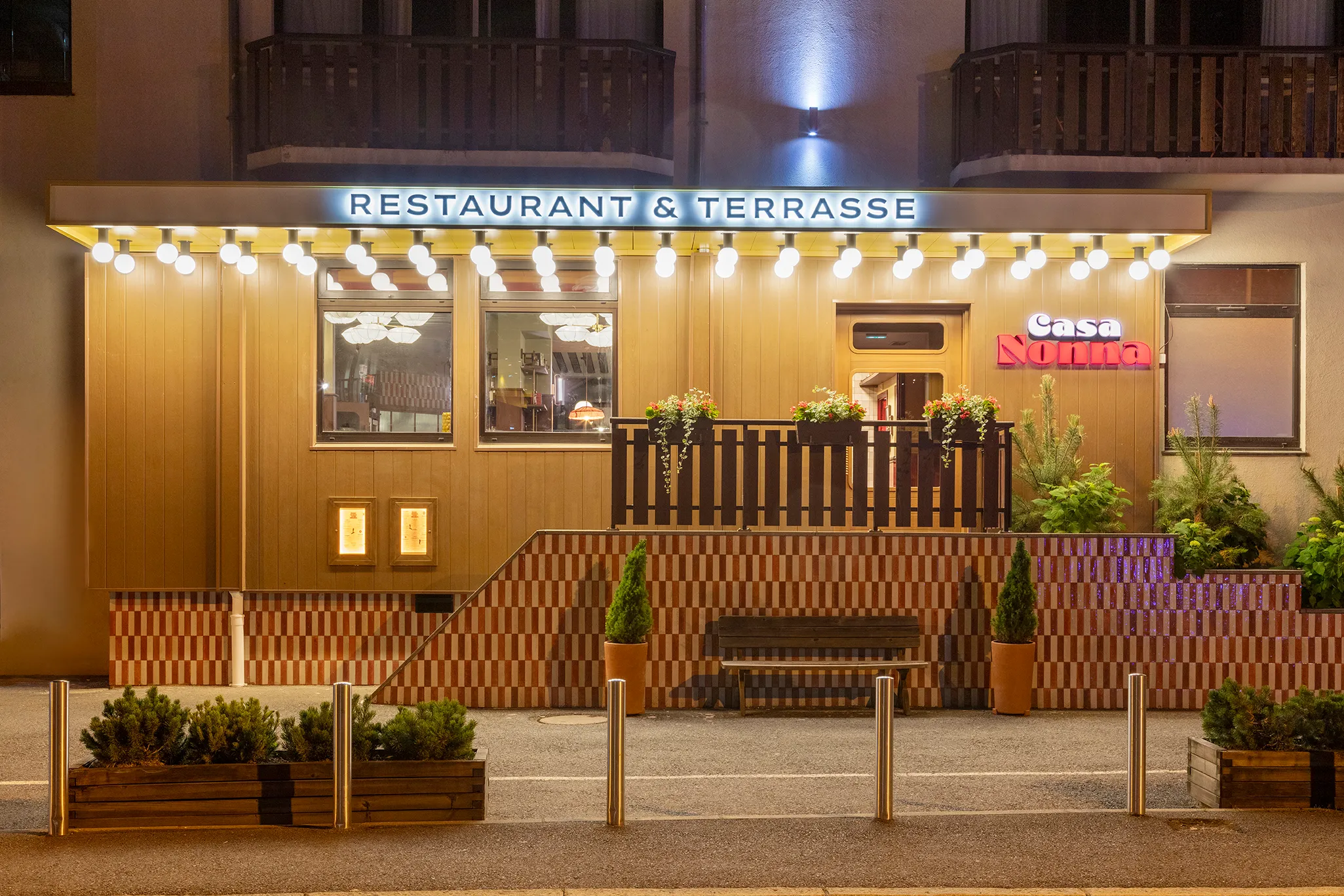 Façade du restaurant Casa Nonna