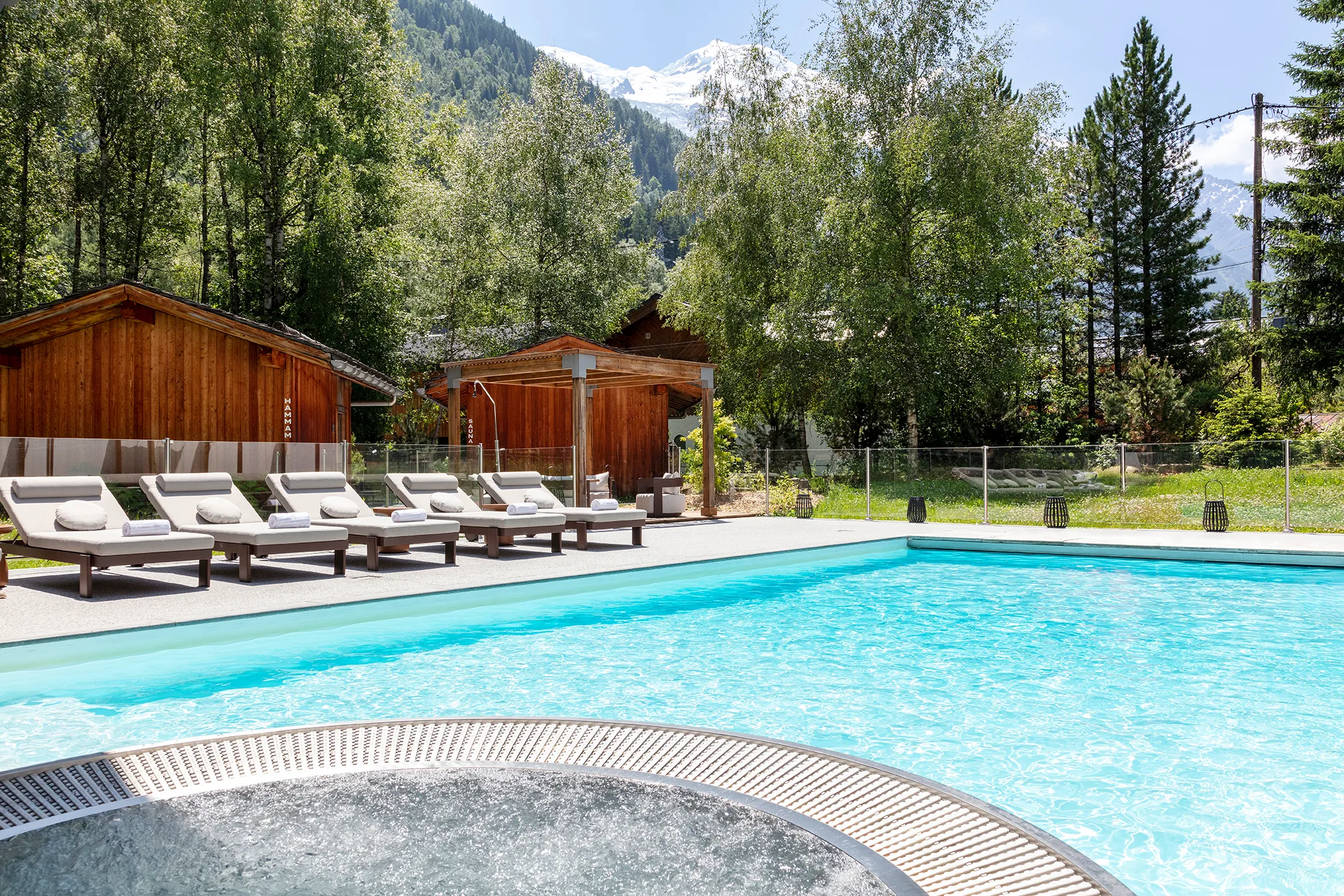 Détente et bien-être au spa de l'hôtel 4 étoiles à Chamonix Mont-Blanc