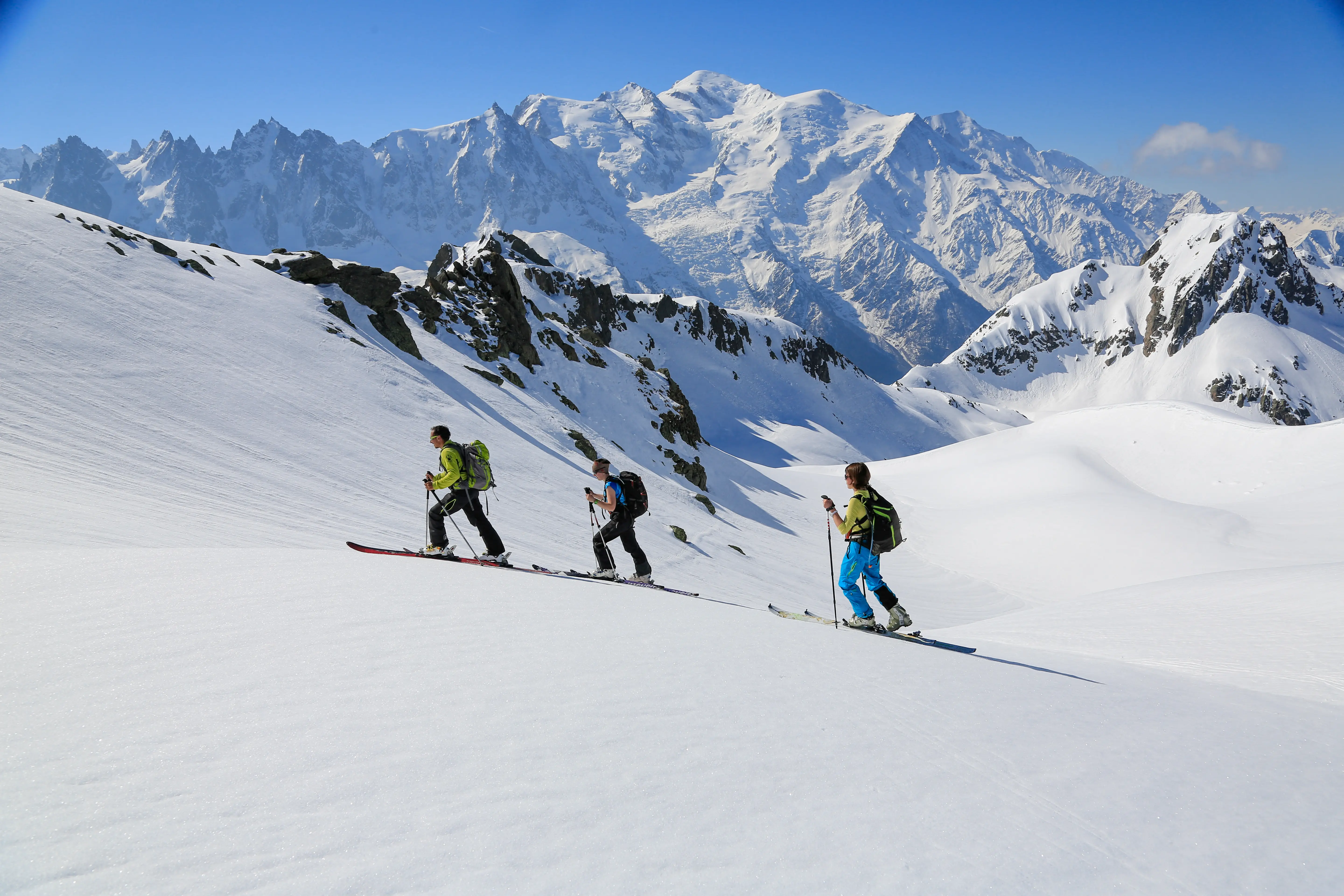 Le Mont-Blanc, un sommet à gravir au pied de votre hôtel Les Aiglons