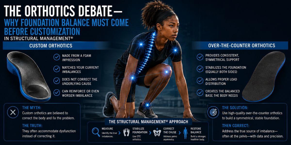 The Orthotics Debate—Why Foundation Balance Must Come Before Customization in Structural Management®