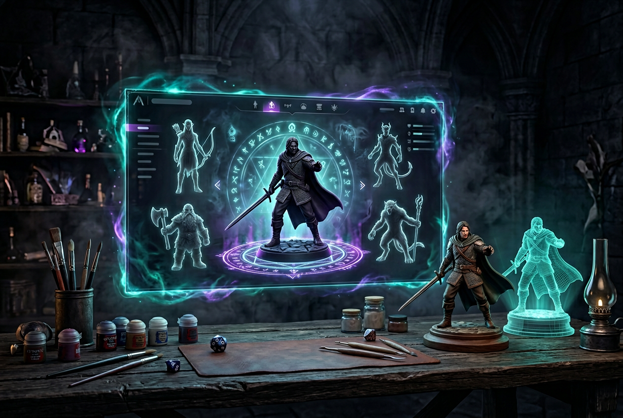 Design Tabletop Miniatures with ANVL - 3D Mini Creator