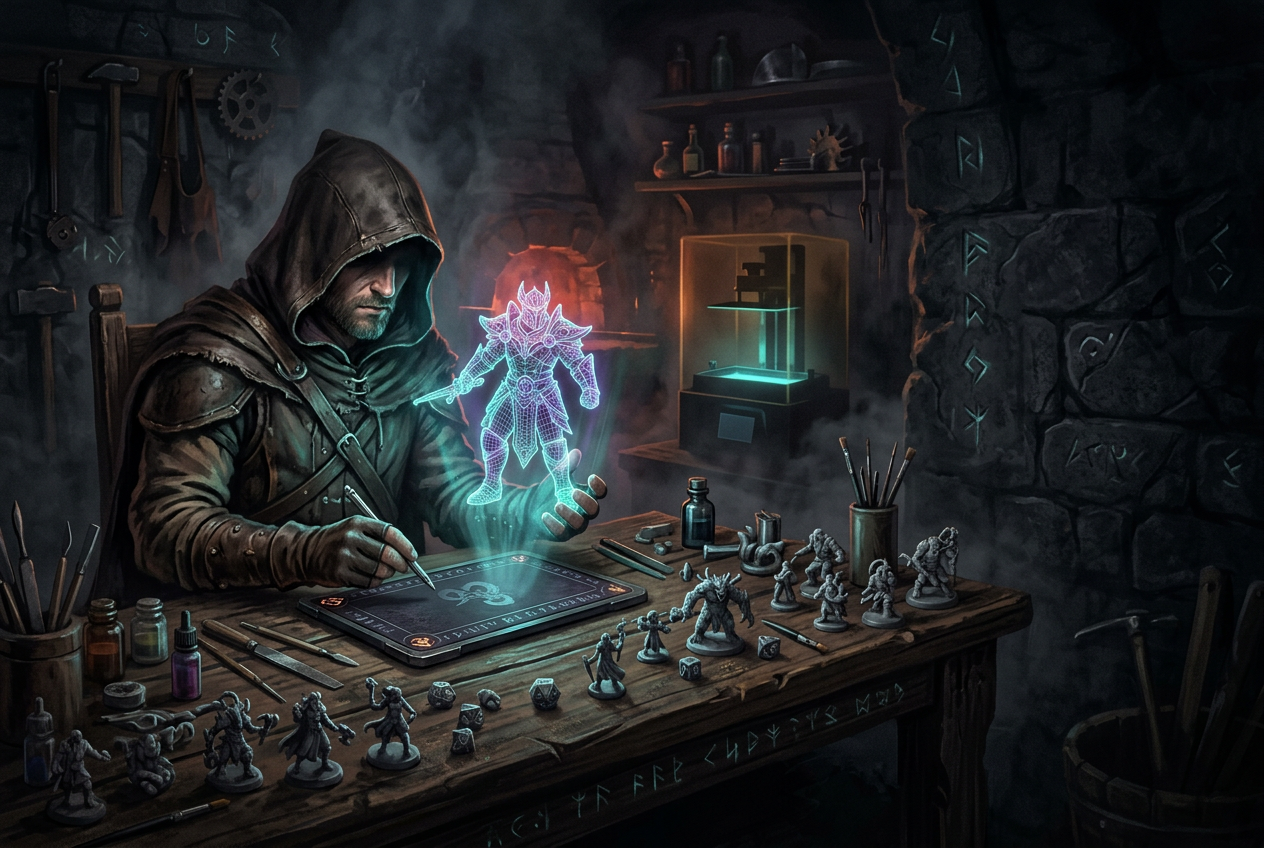 Design & Download Premium Miniature STL Files for 3D Printing