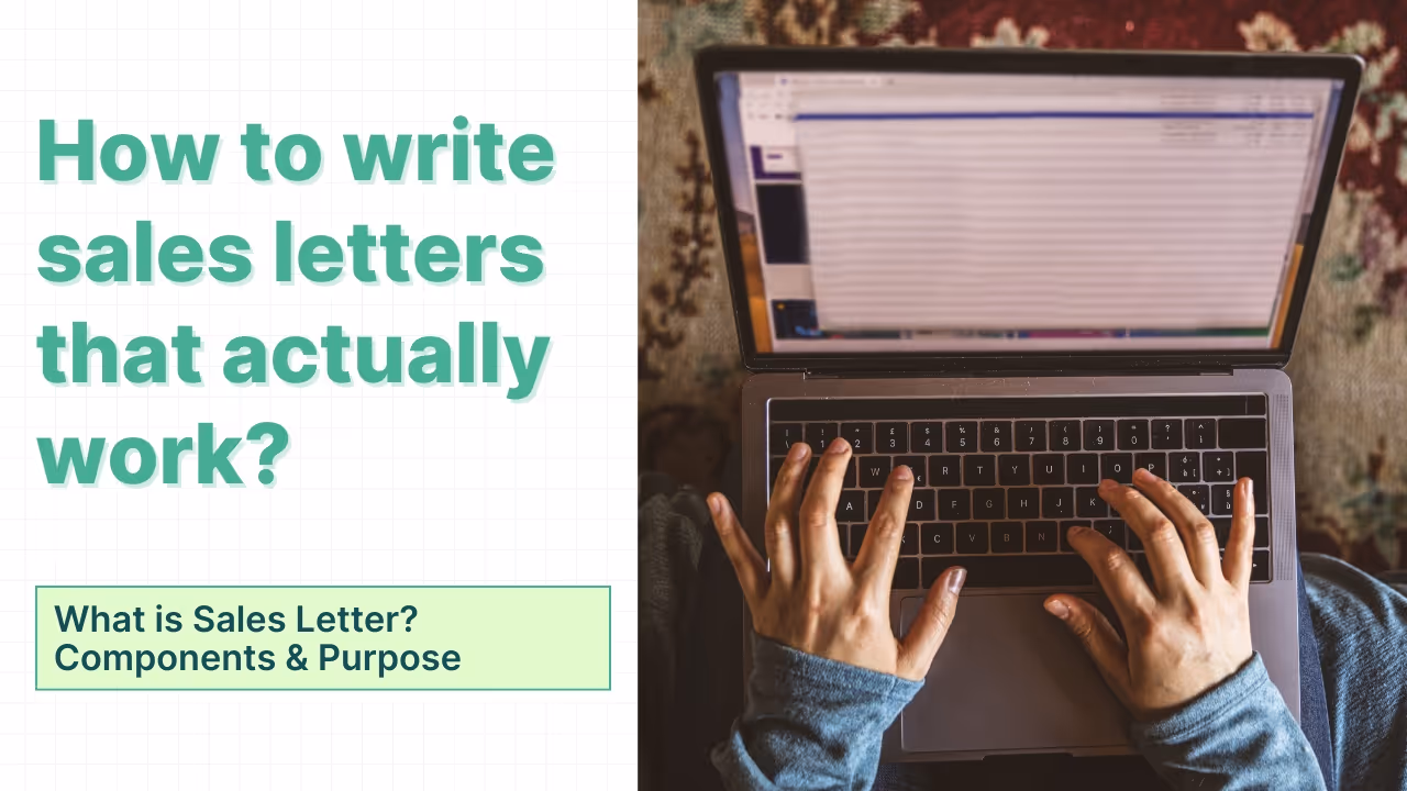 How To Create High-Converting Sales Letters