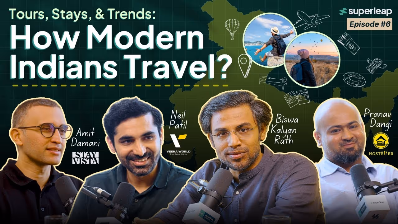 How Modern Indians Travel? (feat. founders of StayVista, Veena World, Zostel)