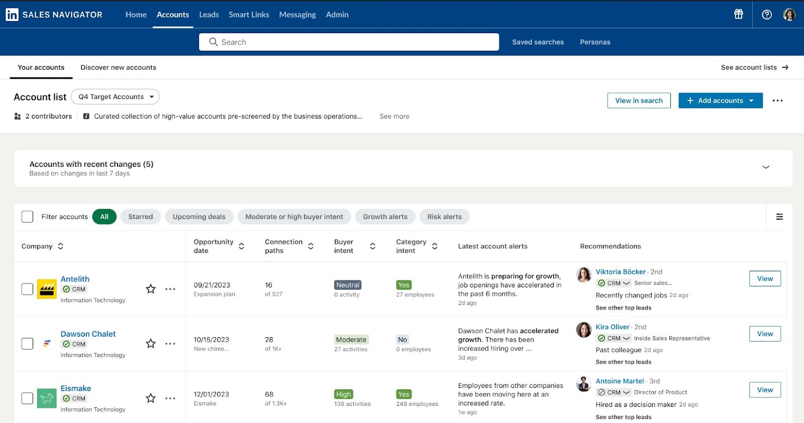 LinkedIn Sales Navigator Q2 2023 Release – GZ Consulting