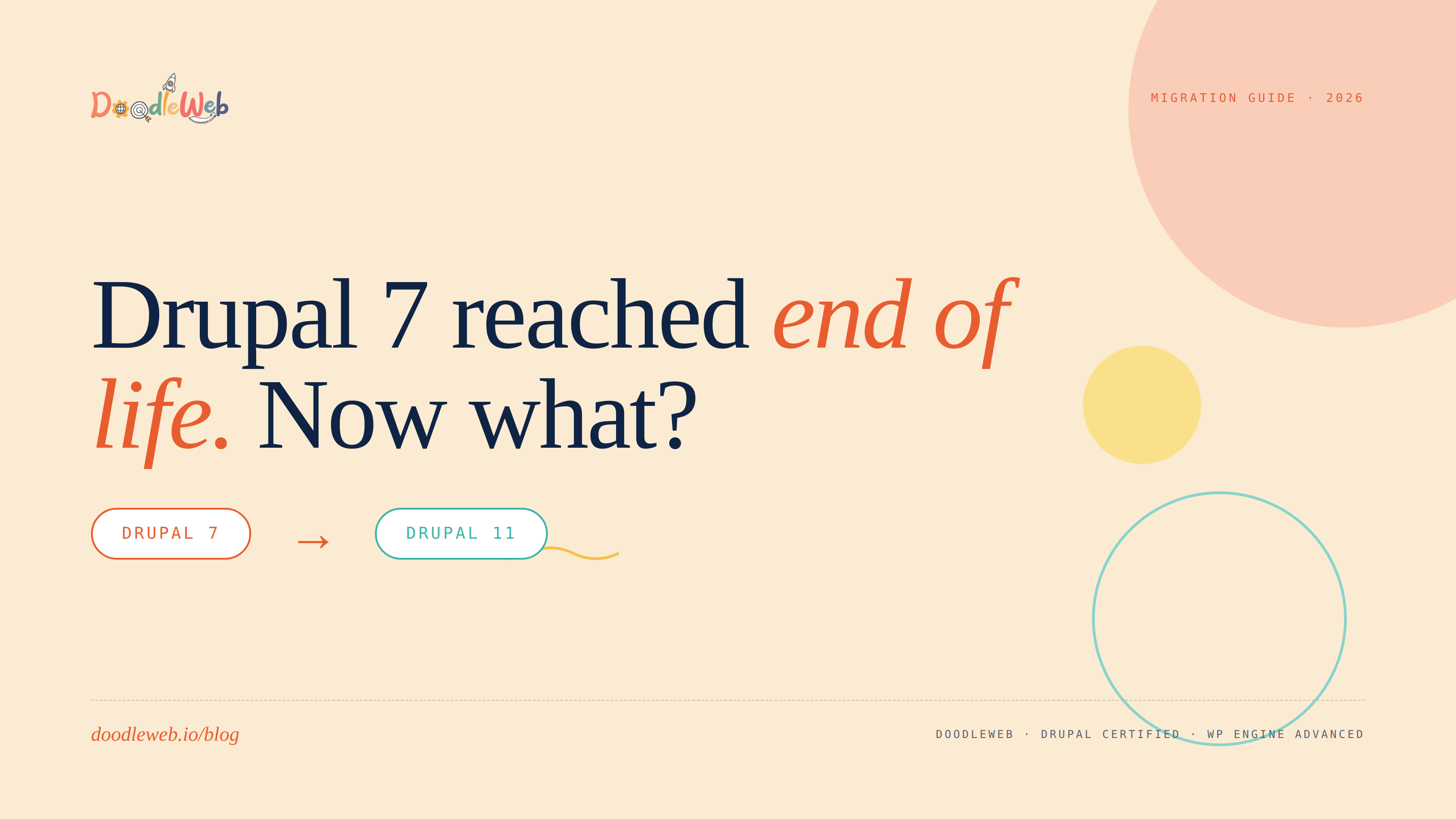 Drupal 7 Reached End of Life. Now What?