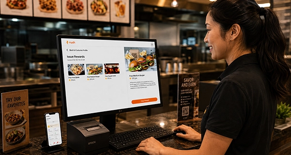 Pair Loyalty Points with our POS Widget to reward repeat visits, referrals, and frequent purchases in-store