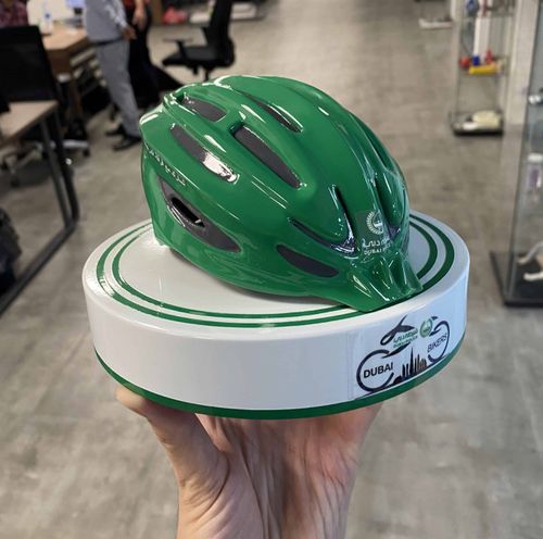 Modern 3D printed sports trophy designed for tournaments and competitions held in Dubai