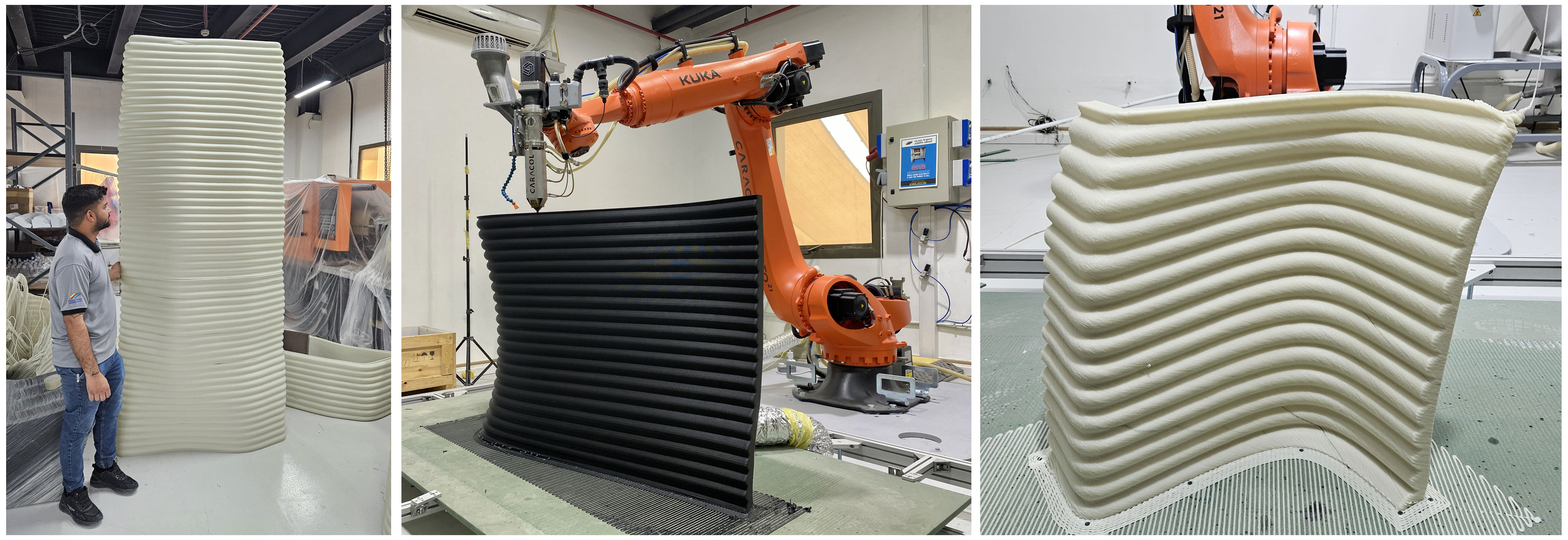 CARACOL Heron LfAM 3D Printing Robotic Arm utilized for Myata project by Proto21