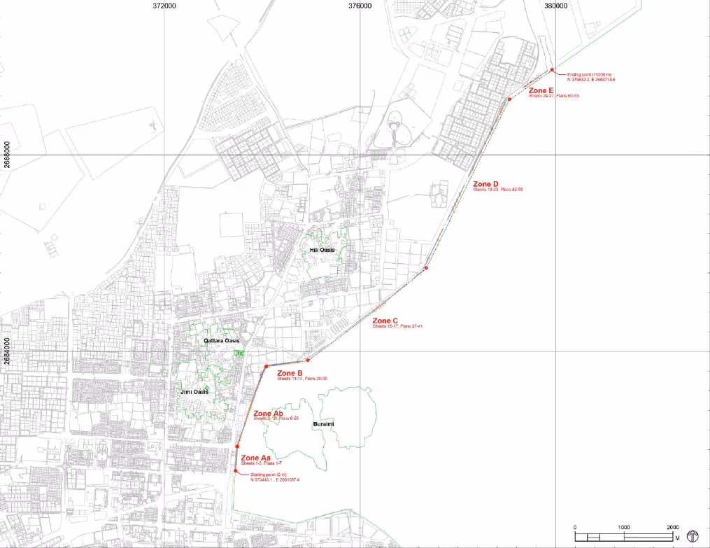 Workframe for close-range photogrammetry documentation of an11KM long archaeological Eexcavation, Al AIN, UAE