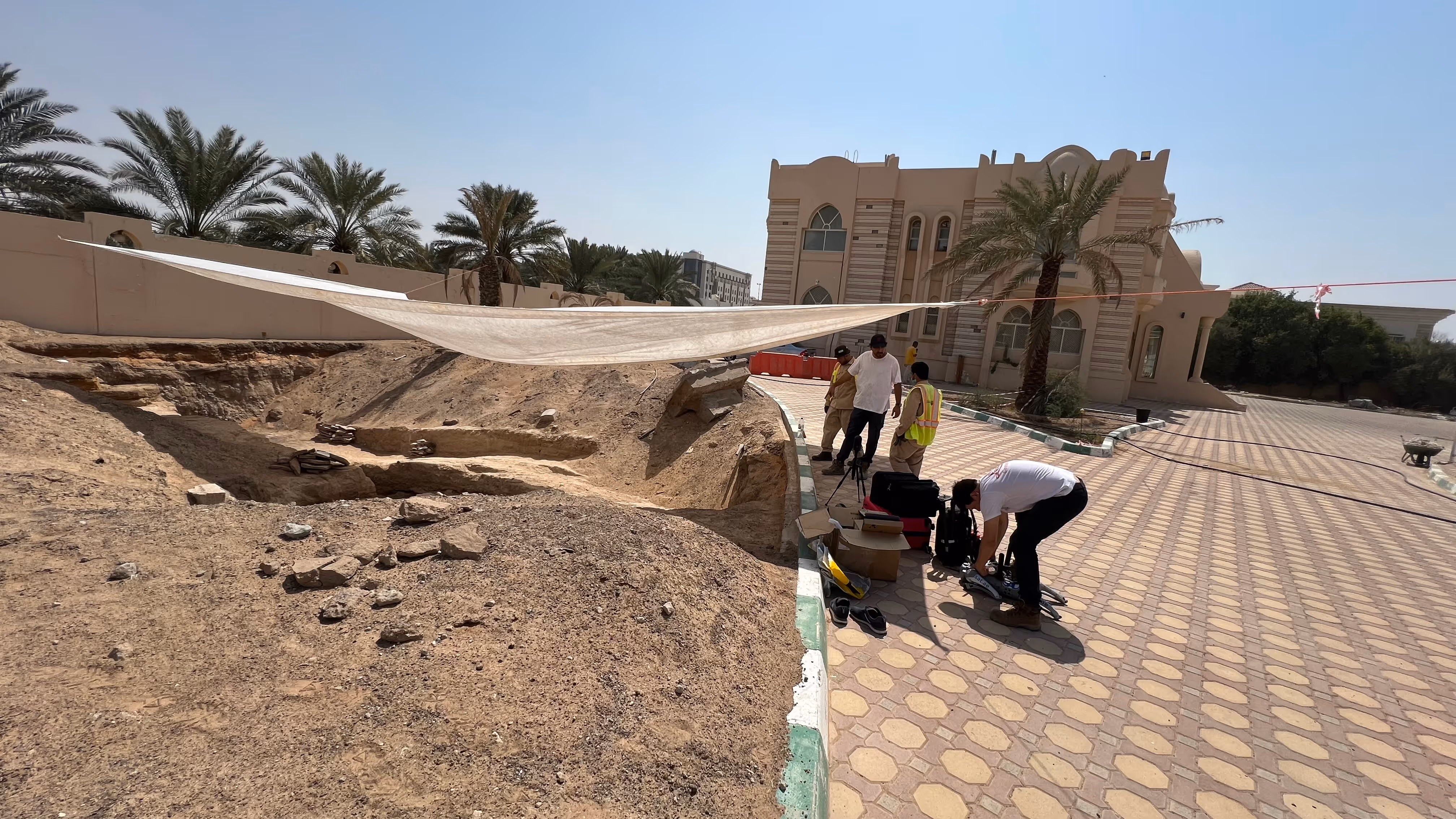 site improvised shading for 3D scanning