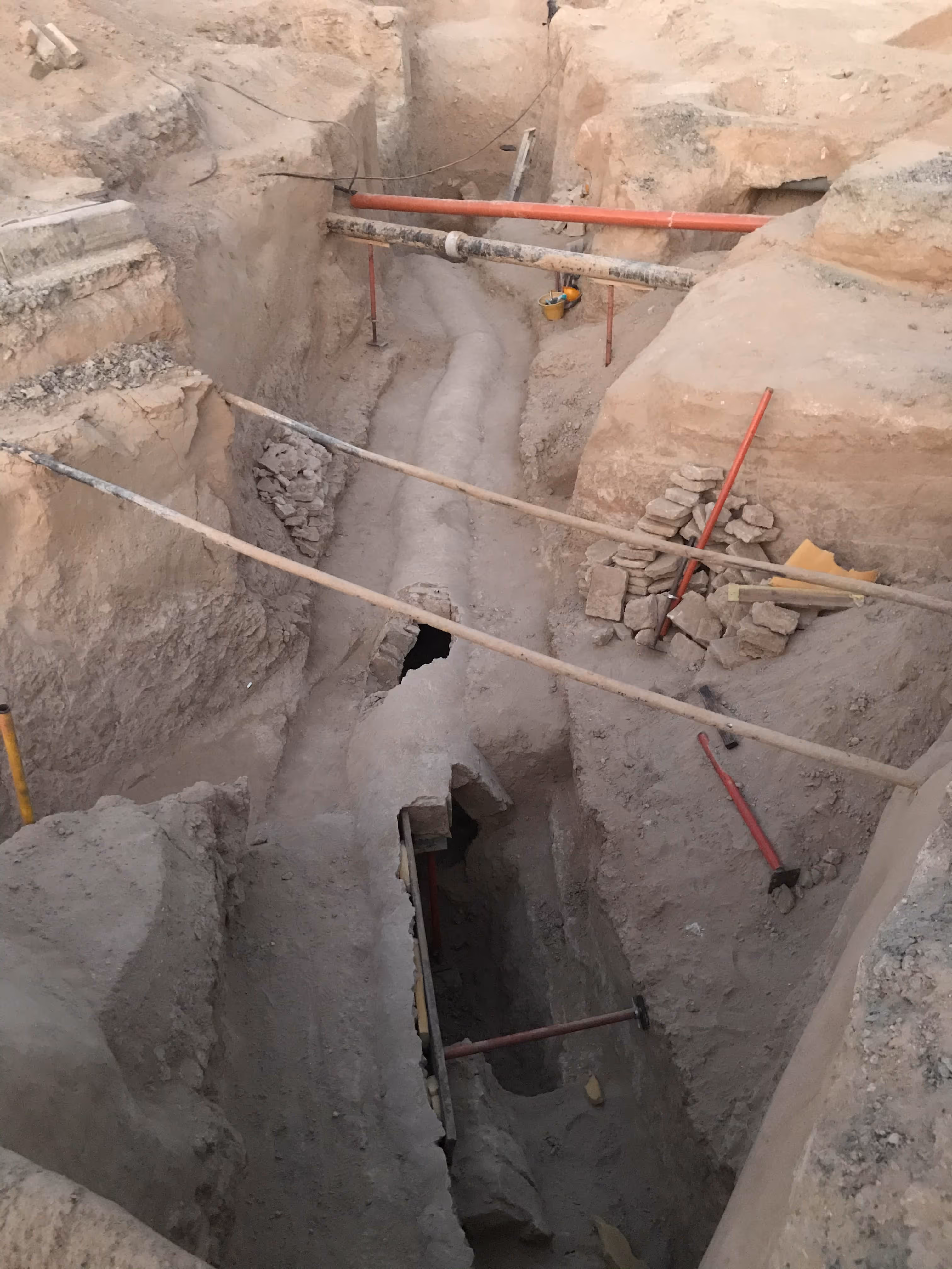 extending excavation works