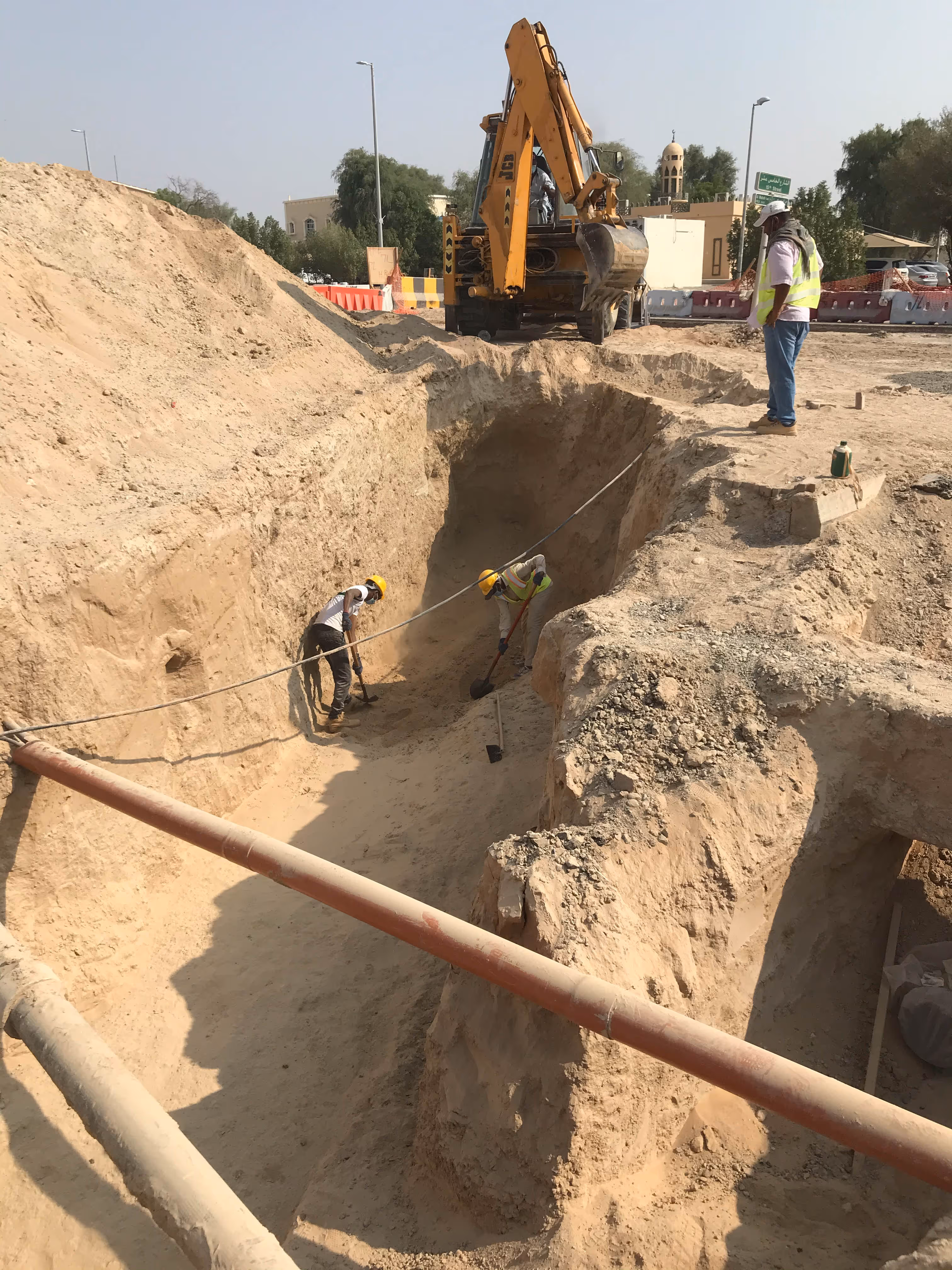 extending excavation works