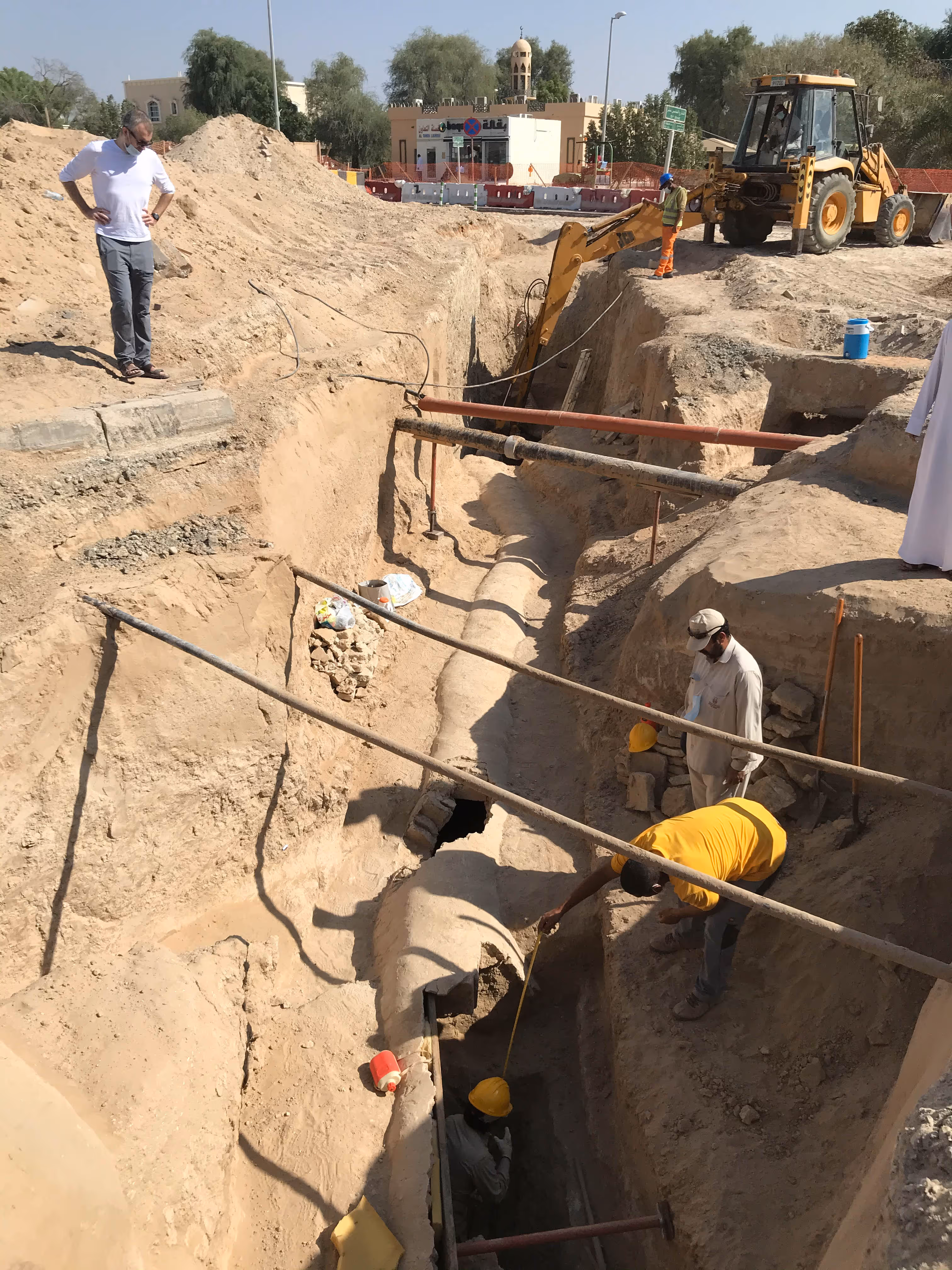 extending excavation works