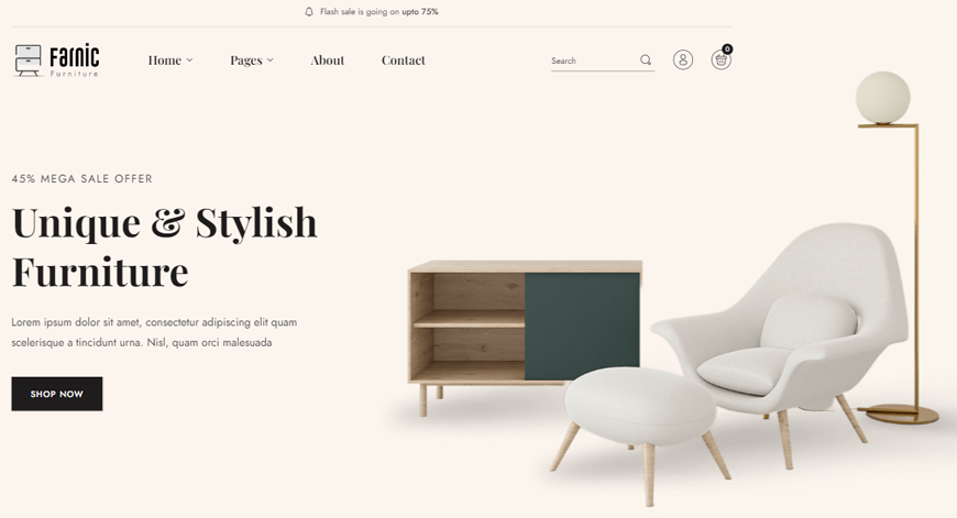 farnic-furniture-website-template