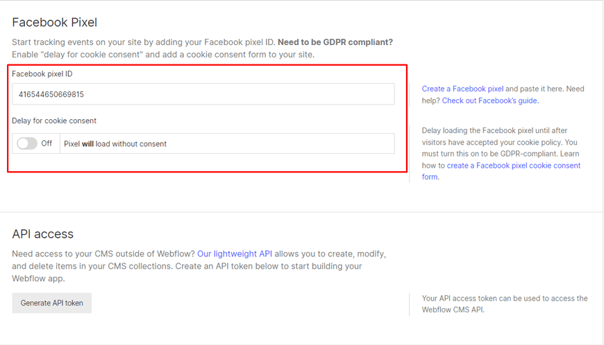 Paste Your Pixel ID