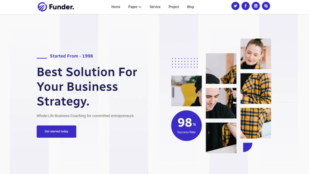 Funder Agency Website Template