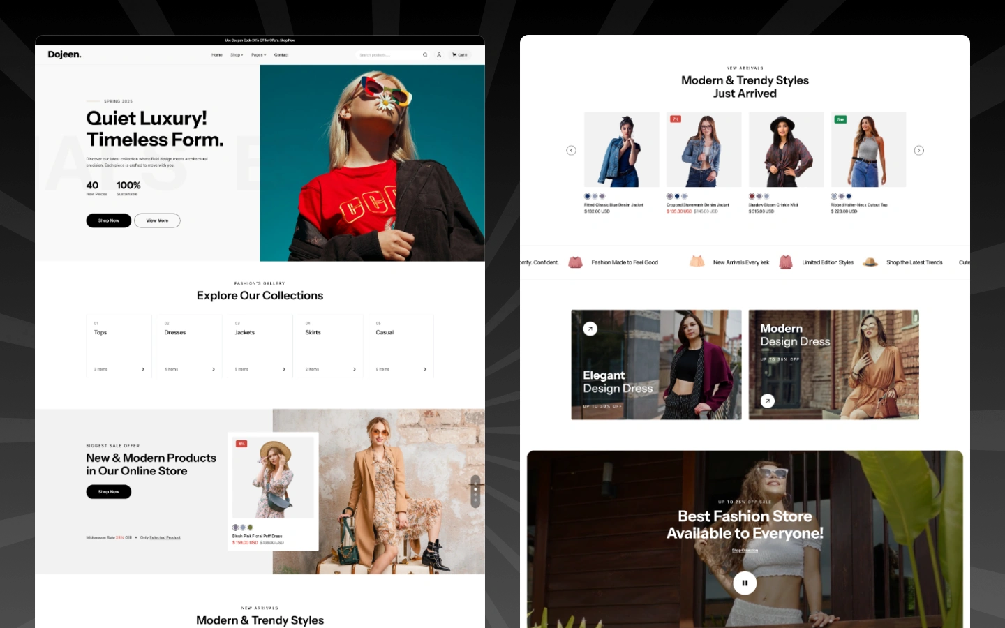 Dojeen - Clothing Website Template
