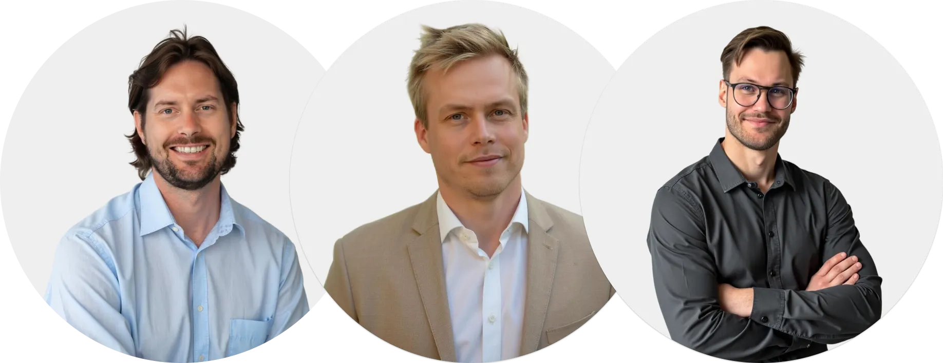 Porträttbilder på några av BTIB:s medarbetare.