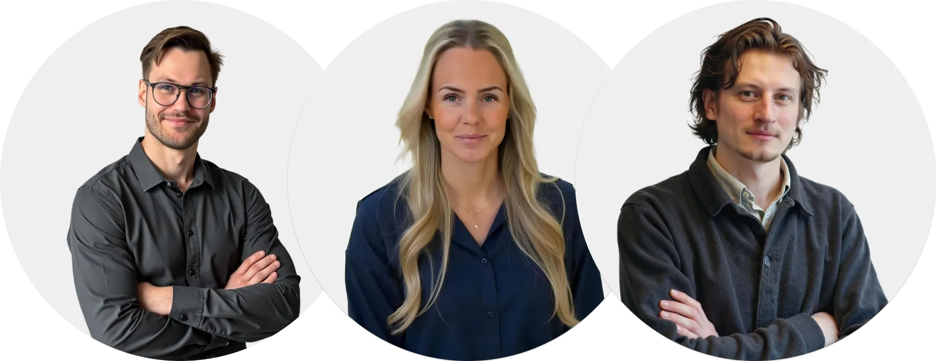 Porträttbilder på några av BTIB:s medarbetare.