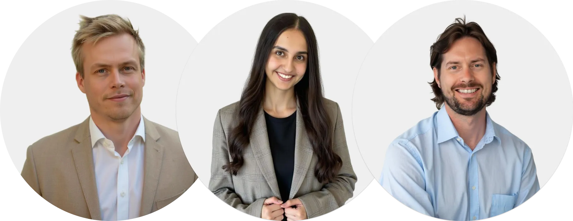 Porträttbilder på några av BTIB:s medarbetare.