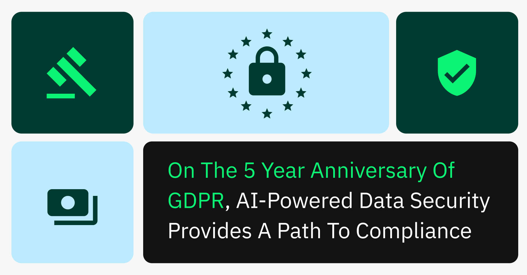 On the 5 Year Anniversary of GDPR, AI-powered Data Security Provides a Path to Compliance