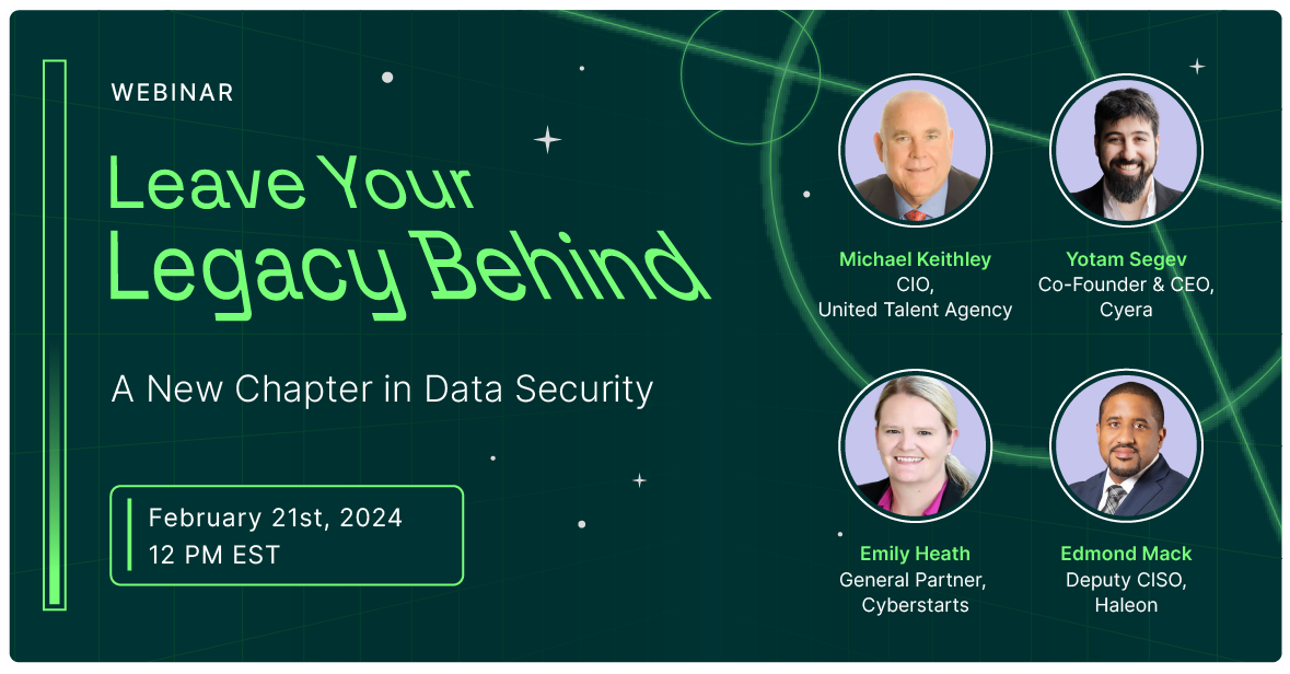 Webinar: Leave Your Legacy Behind - A New Chapter in Data Security