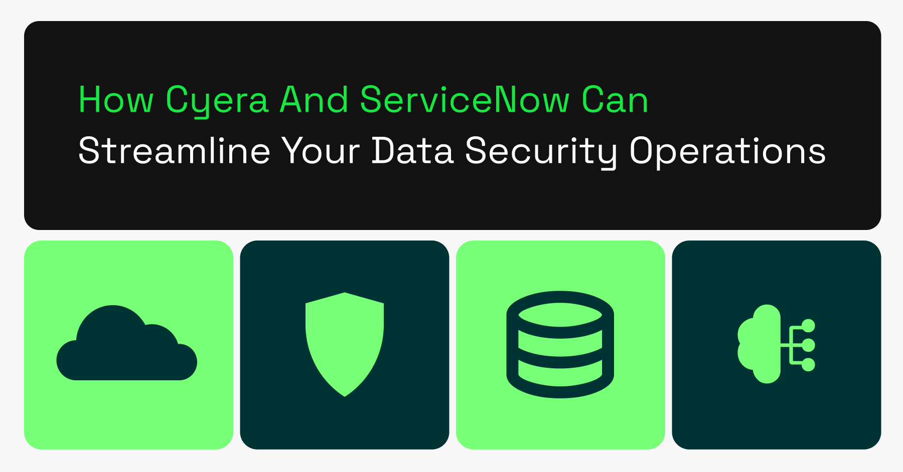 How Cyera and ServiceNow Can Streamline Your Data Security Operations