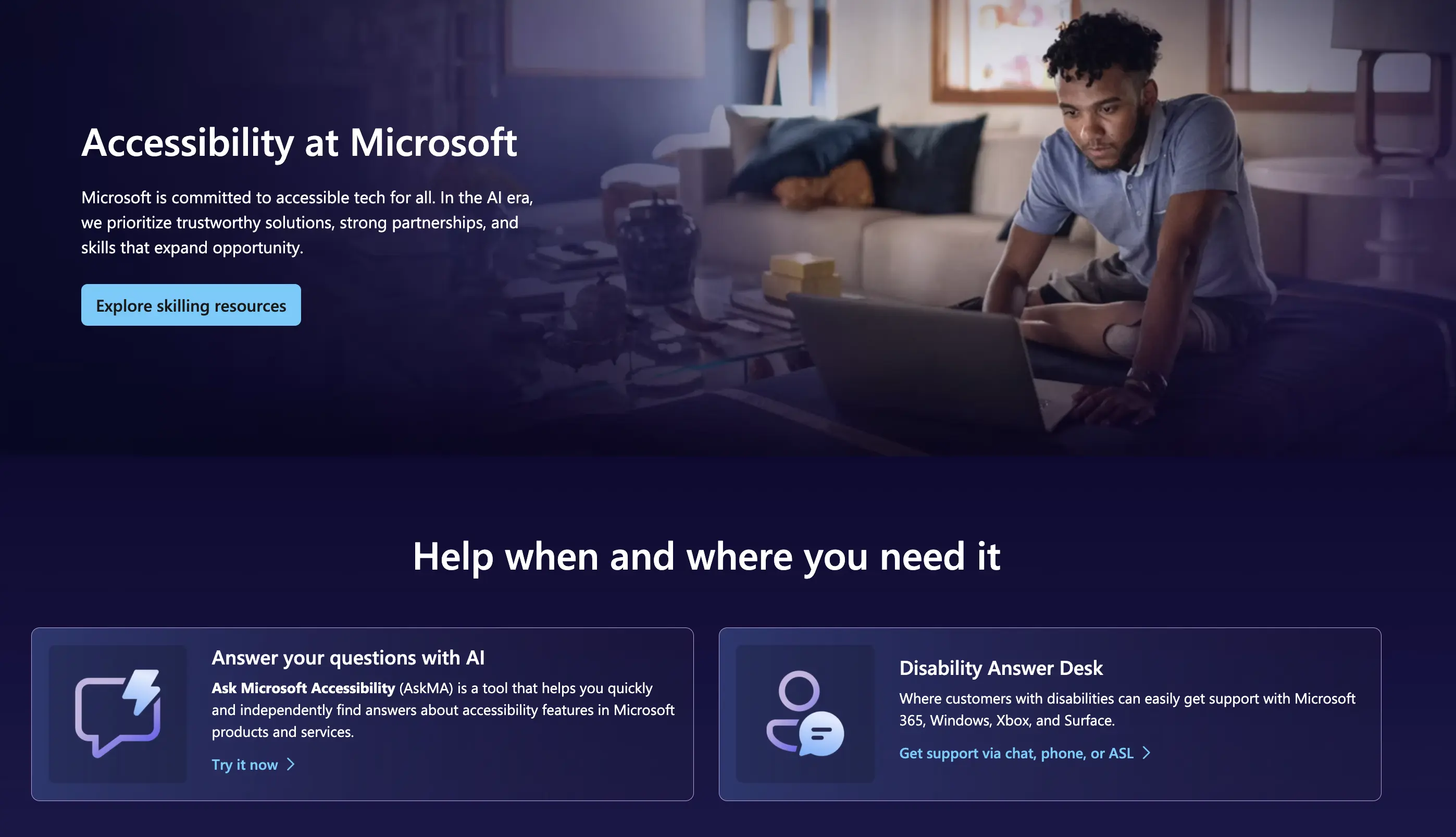 Microsoft Accessibility