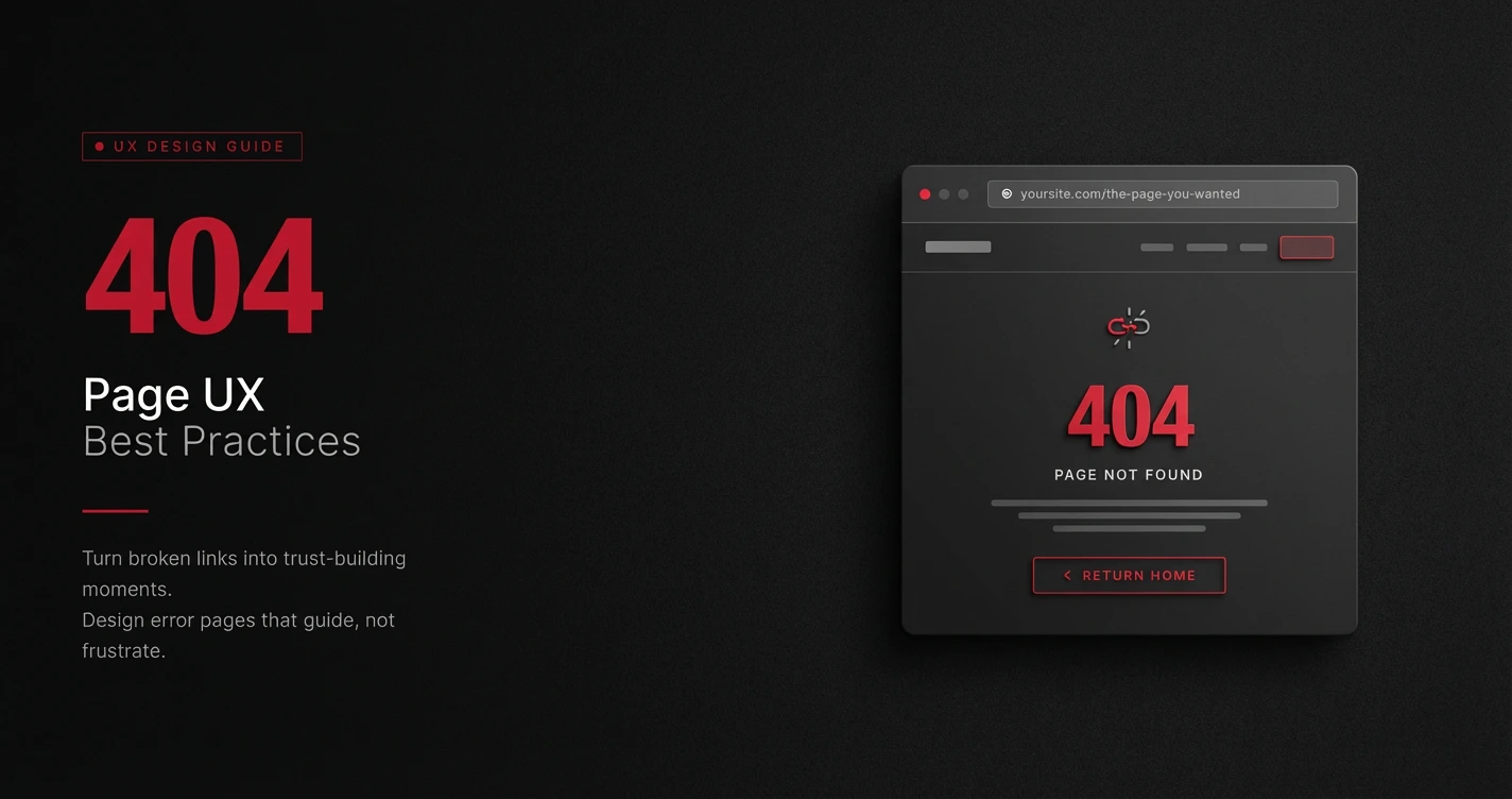 404 Page UX Best Practices for Better User Experience 