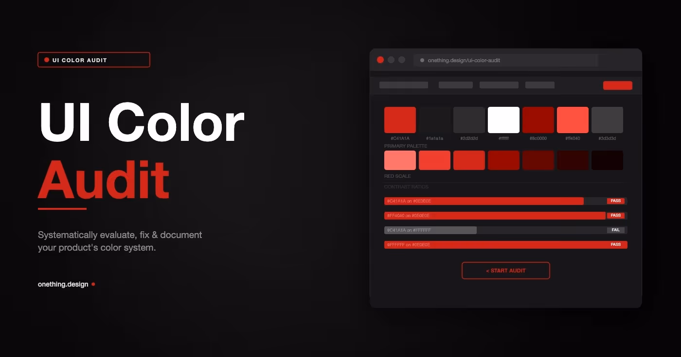 UI Color Audit: A Product Team’s Complete Guide