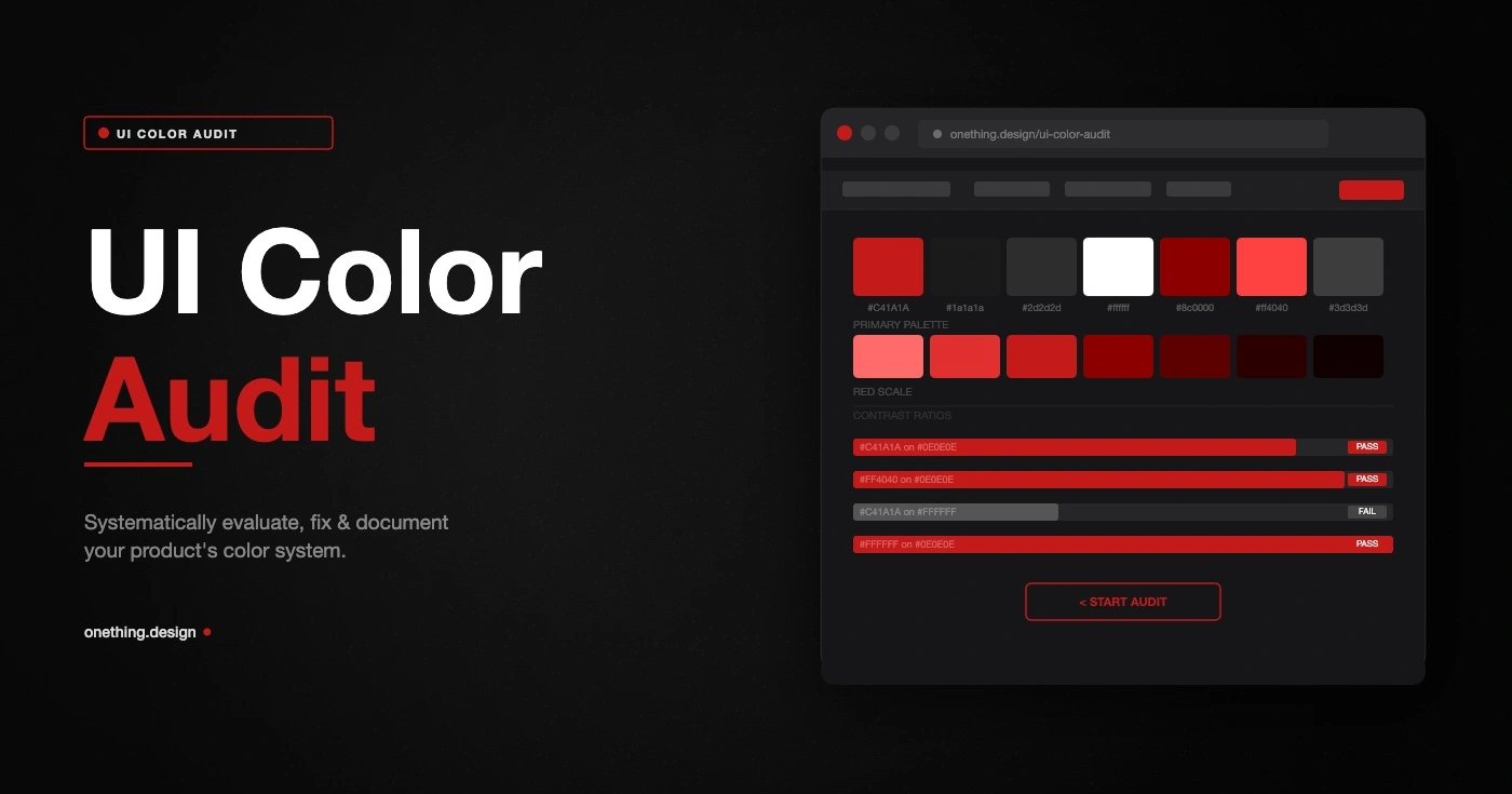 UI Color Audit: A Product Team’s Complete Guide