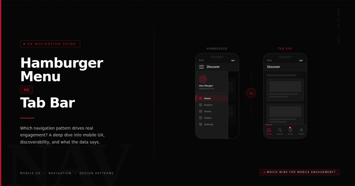 Hamburger Menu vs Tab Bar: Which Works Better?