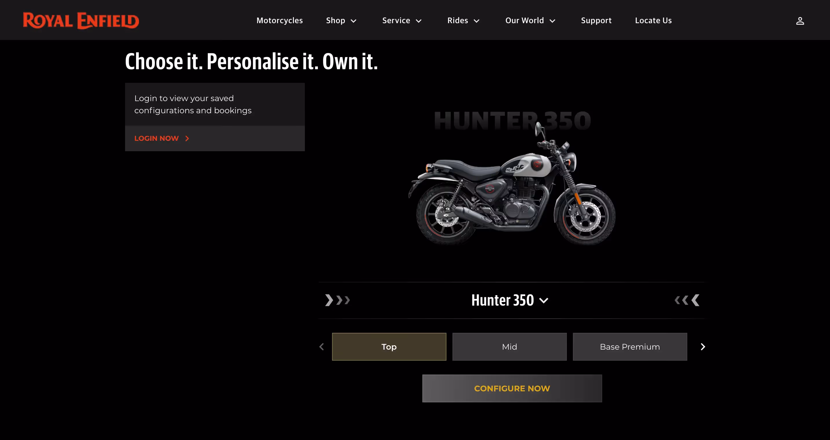 Royal Enfield 3D Configurator