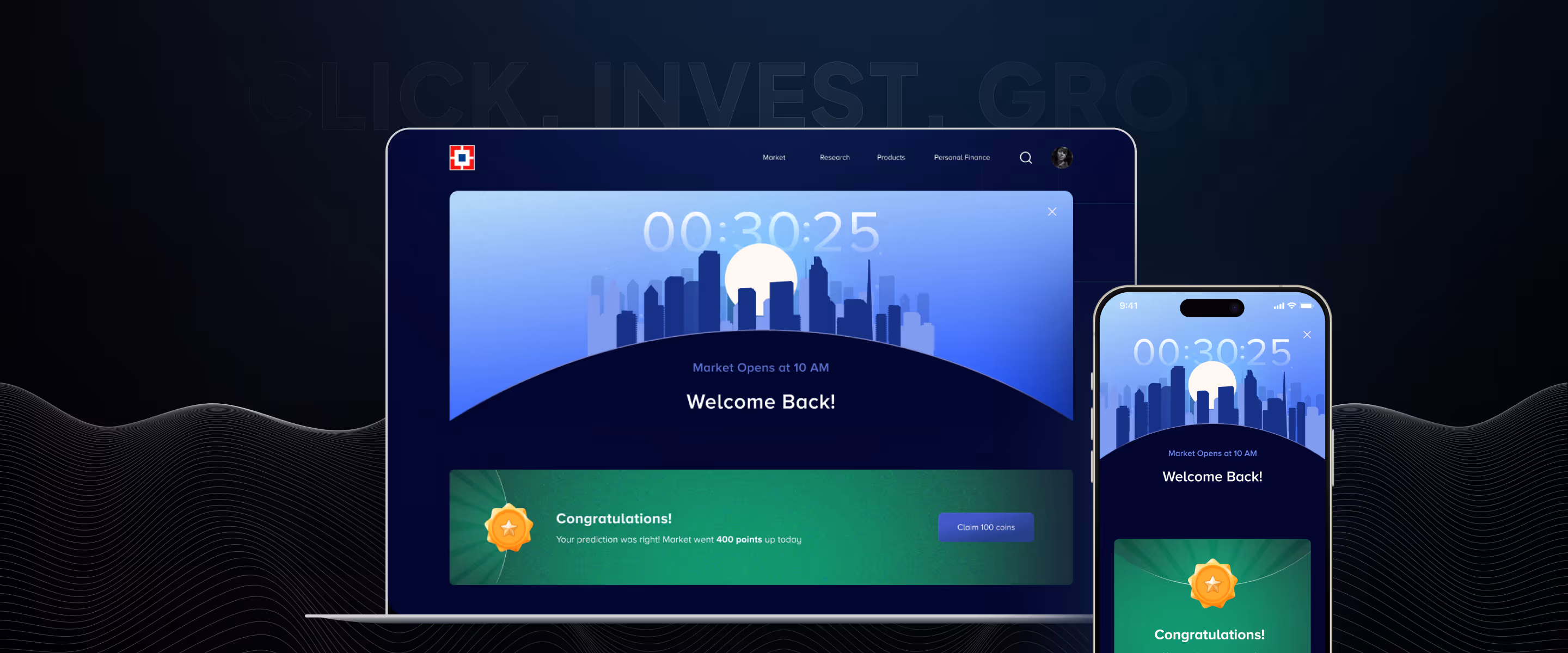 Onething Design's work with HDFC Securities