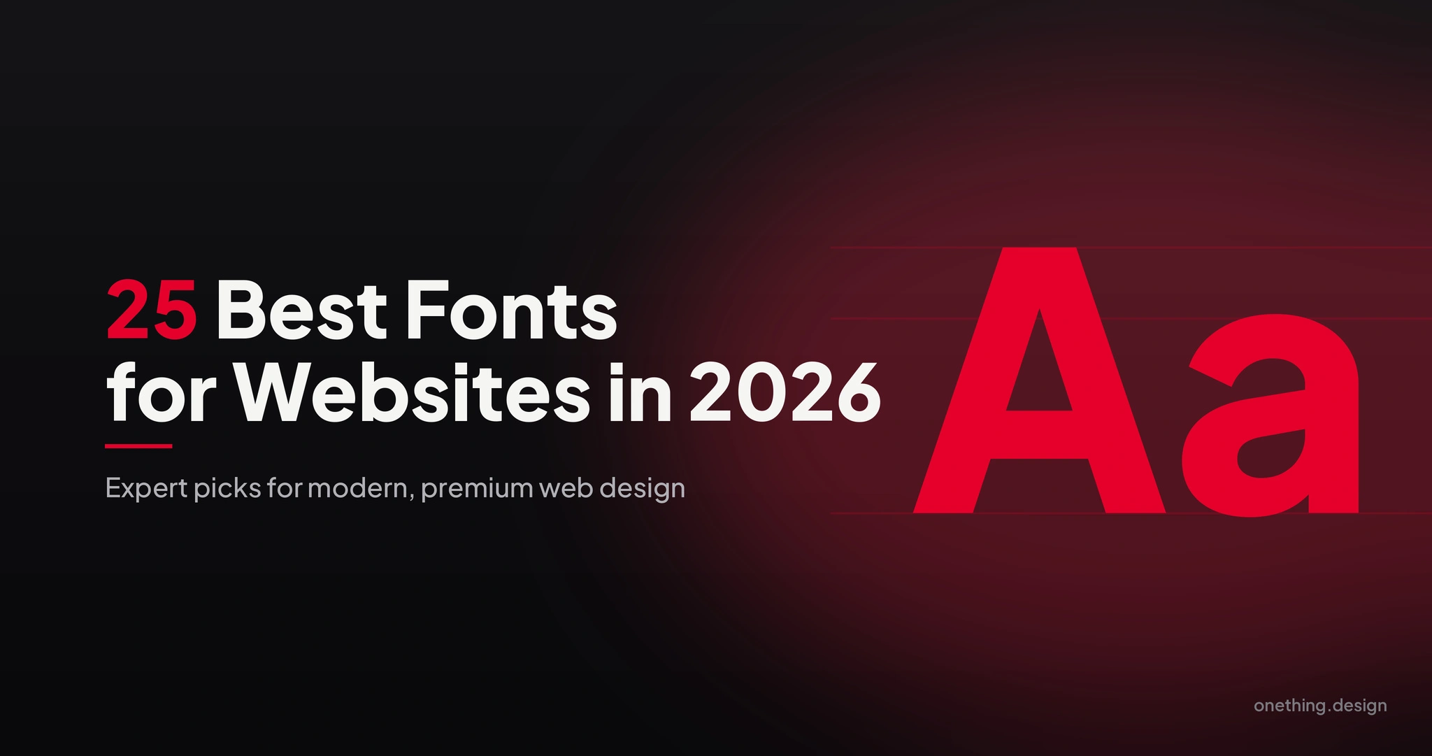 ‍25 Best Fonts for Websites in 2026: Expert Picks