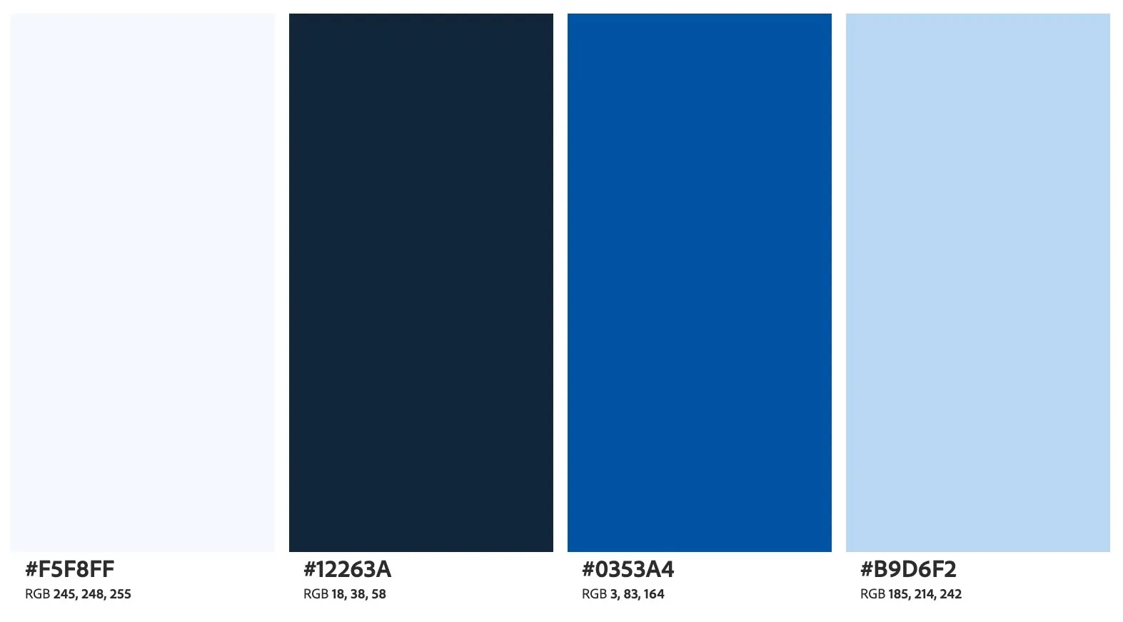 Trust blue