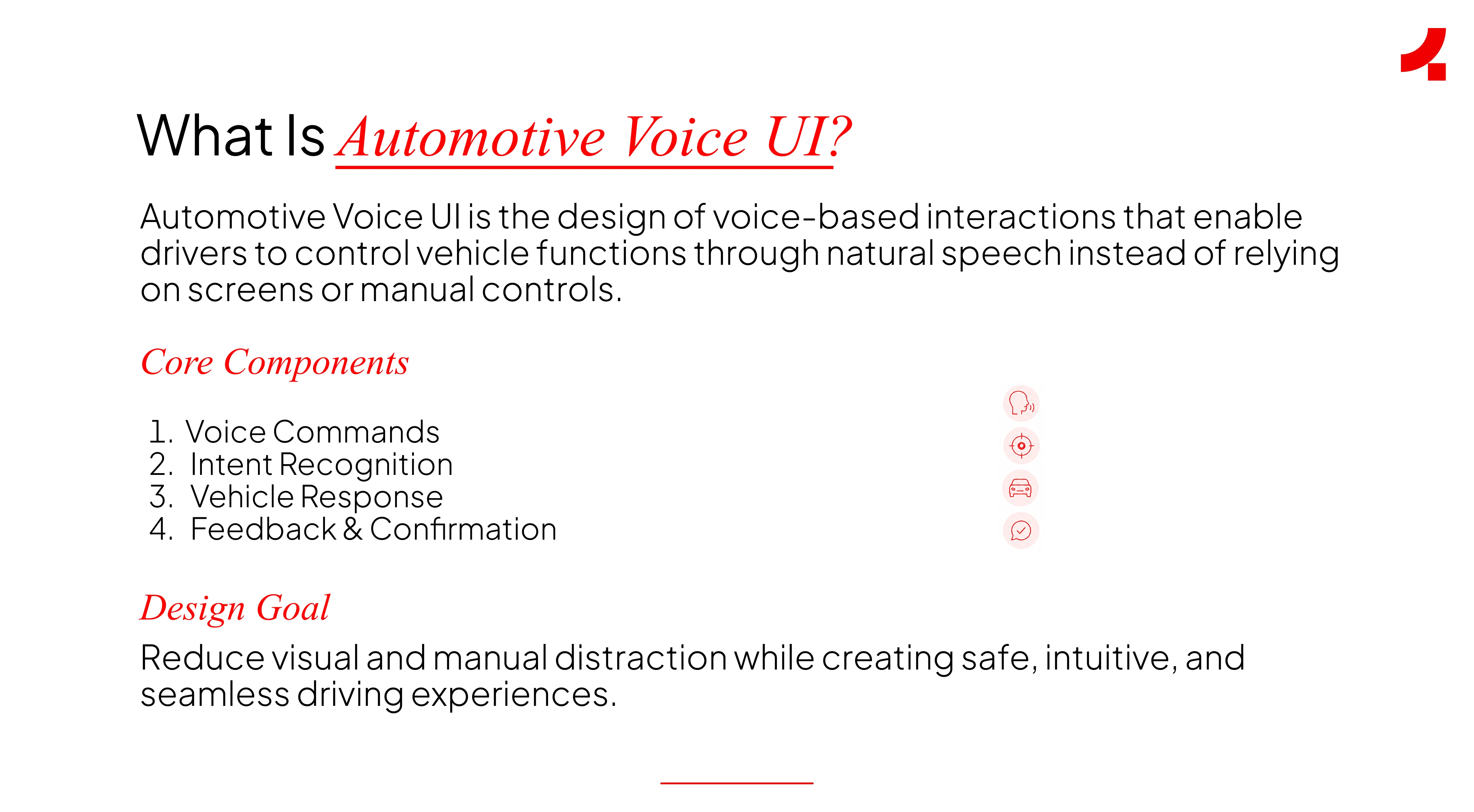 Image depicting the definition of automotive voice UI