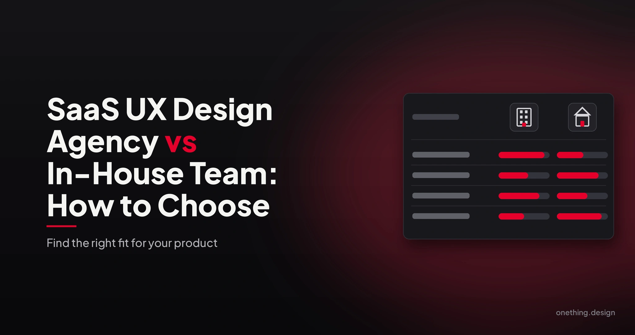 SaaS UX Design Agency vs In-House Team: How to Choose