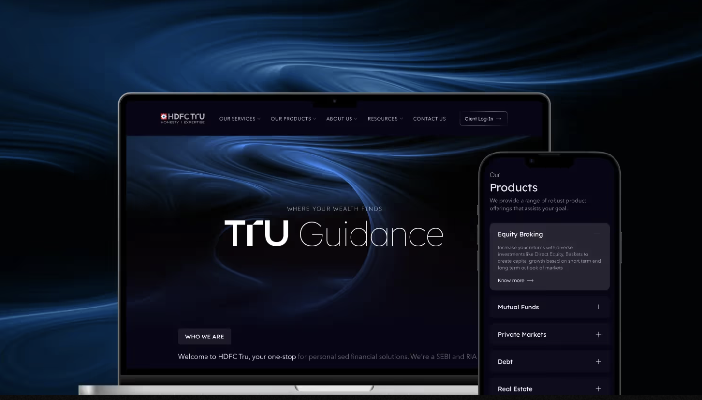 Onething Design's work with HDFC Tru