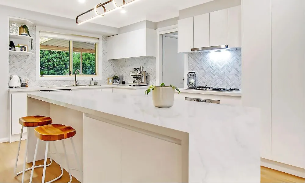 Craftmark Surfaces Kitchen and Bathroom Carrara Pietra