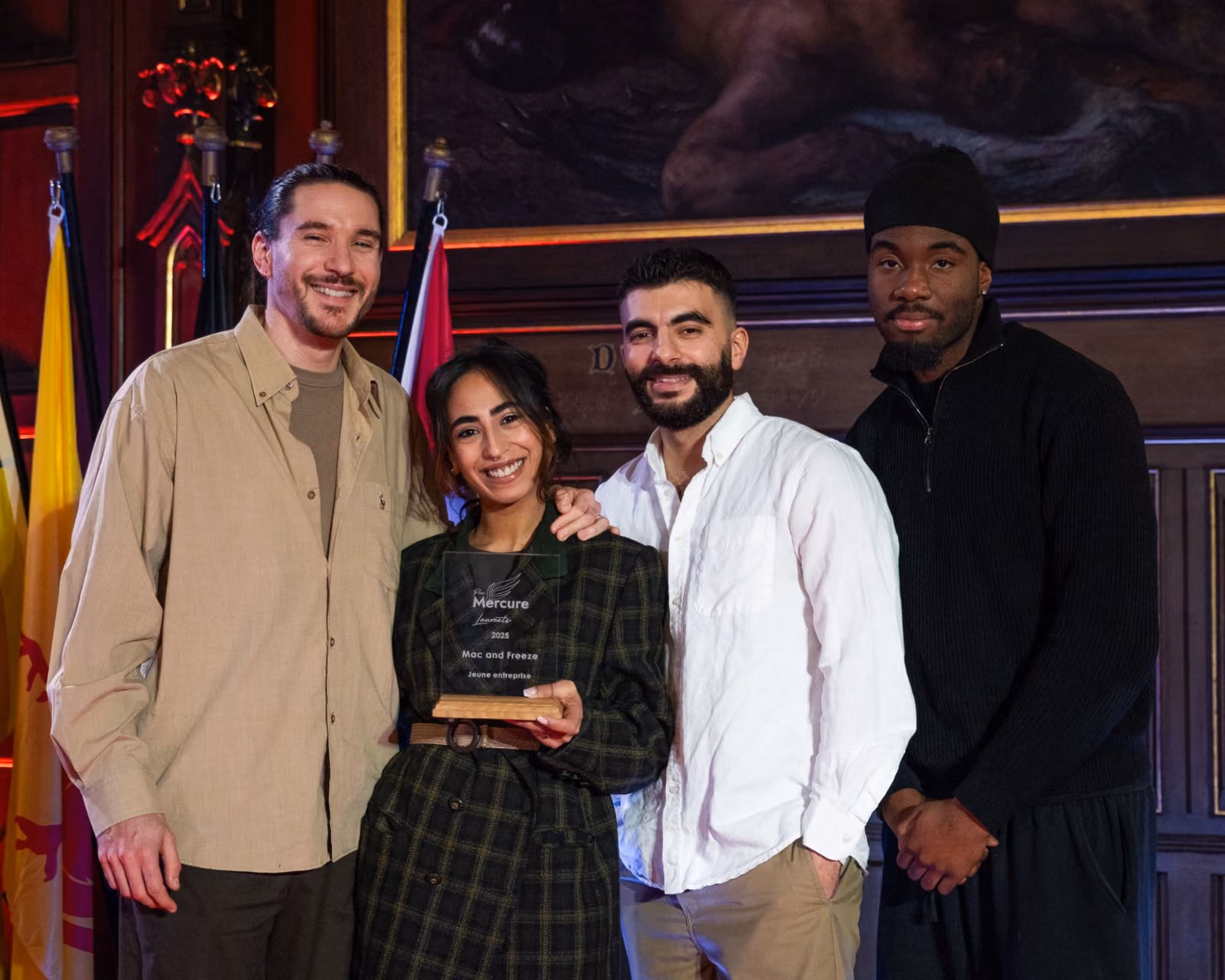 L'équipe Mac and Freeze reçoit le Prix Mercure 2025, catégorie Jeune entreprise