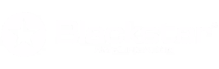 Blackstar Amplification logo with a black star inside a white circle.
